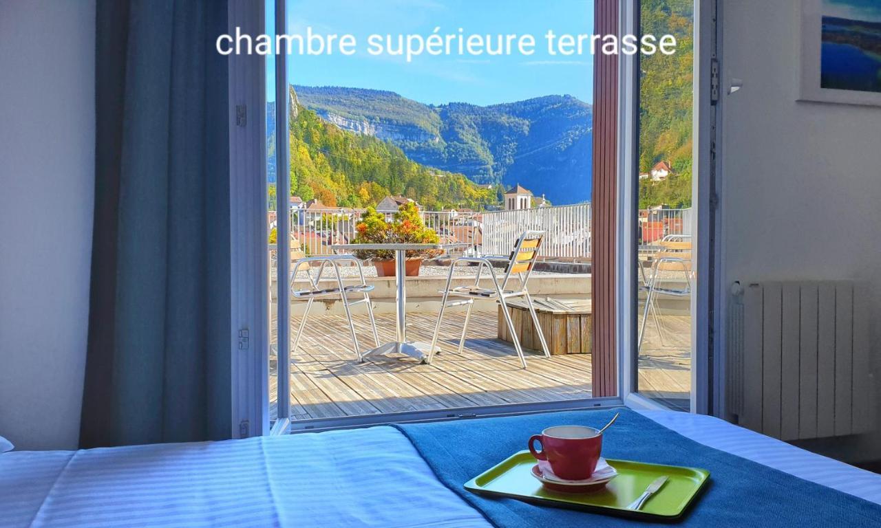 Jura Hotel Restaurant Le Panoramic Сен-Клод Екстериор снимка
